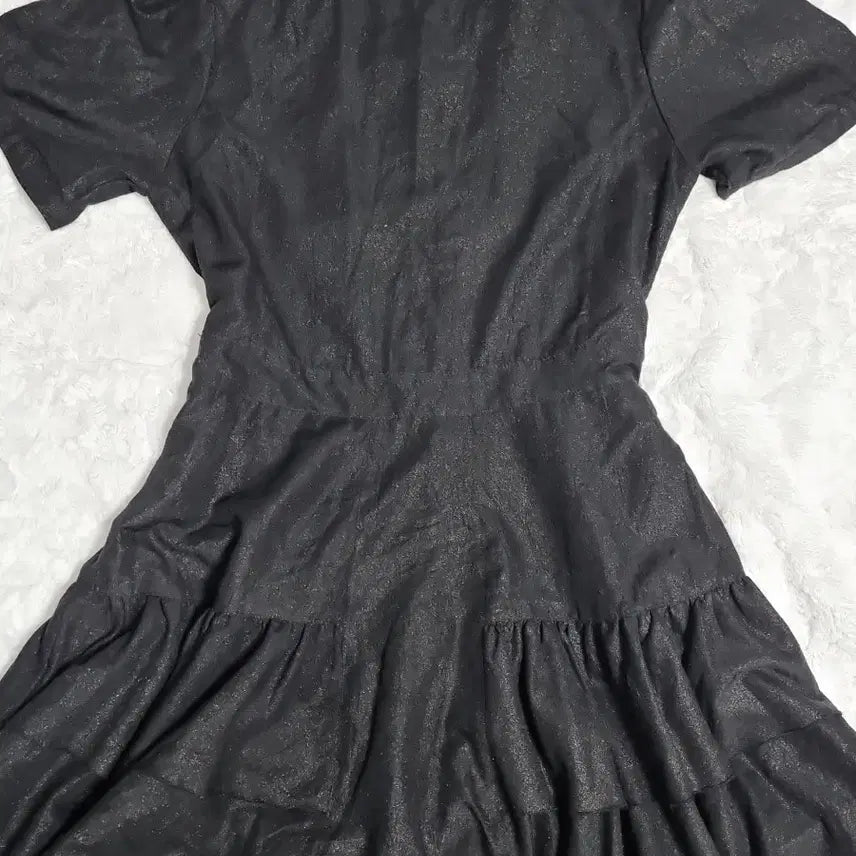 [SOLD OUT] 일본 빈티지 일브 블랙 셔링 프릴 원피스 로리타