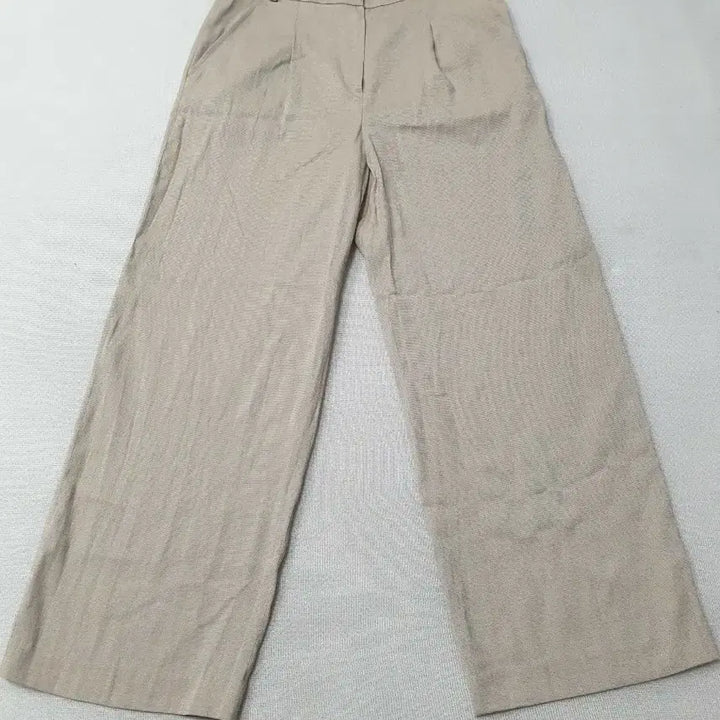 [BUNJANG] JJRO Beige Wide Slacks Pants / JJRO 베이지 와이드 슬랙스 바지 허리28~29