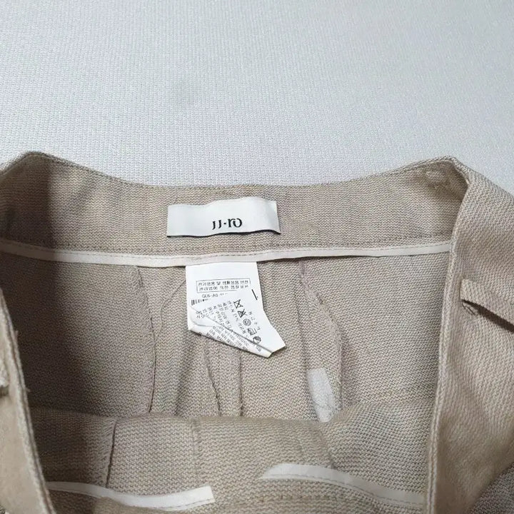[BUNJANG] JJRO Beige Wide Slacks Pants / JJRO 베이지 와이드 슬랙스 바지 허리28~29