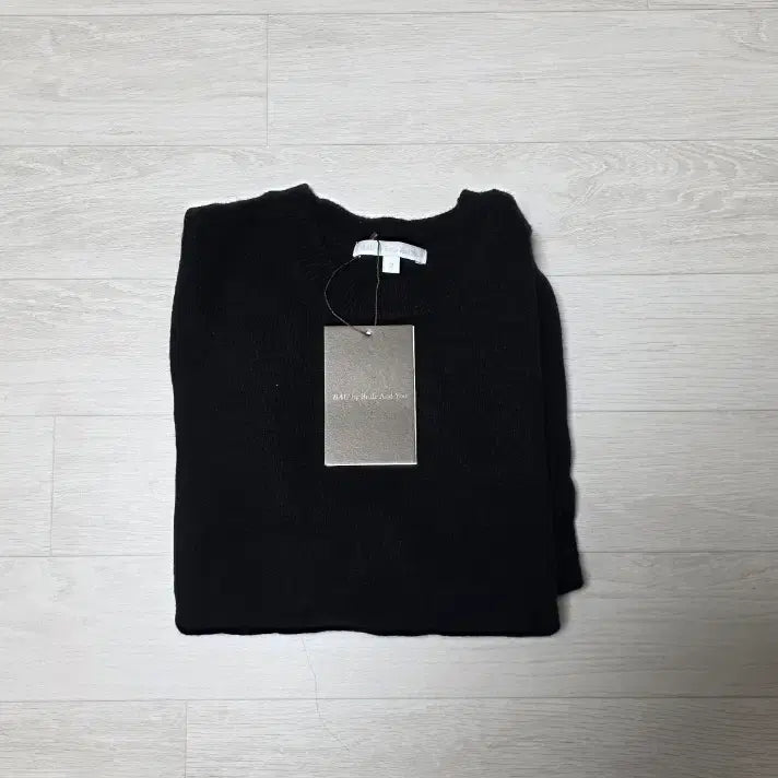 [BUNJANG] Bride And You Molly Round Wool Knit Top / 브라이드앤유 몰리 라운드 울 니트 블랙 2사이즈 새상품!