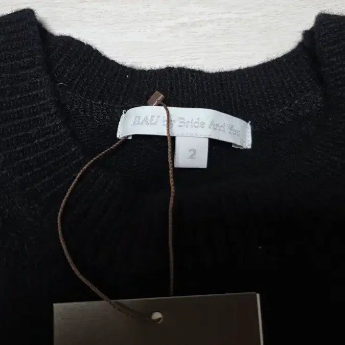 [BUNJANG] Bride And You Molly Round Wool Knit Top / 브라이드앤유 몰리 라운드 울 니트 블랙 2사이즈 새상품!