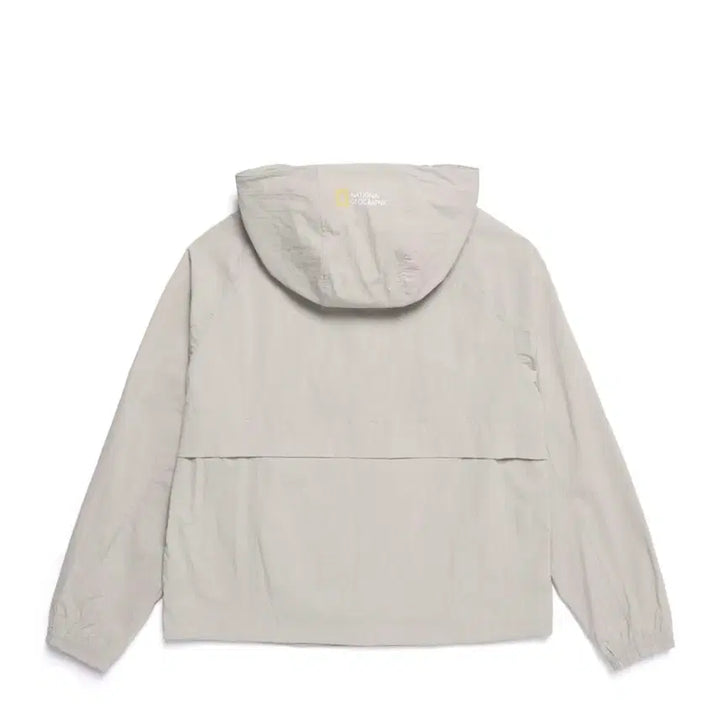 [BUNJANG] National Geographic Beige Windbreaker Jacket / 네셔널지오그래픽 바람막이