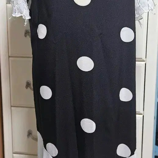 [BUNJANG] Stella Marina Dot Long Dress / 스텔라 마리나 도트 롱 원피스