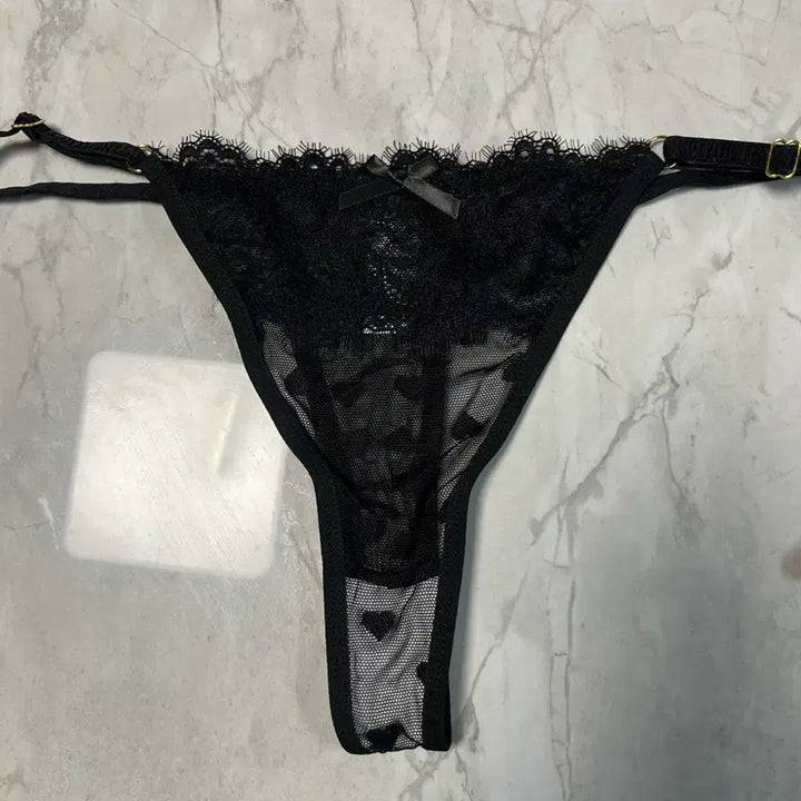[BUNJANG] Heart Lace Thong Set / 하트 레이스 티팬티 3종