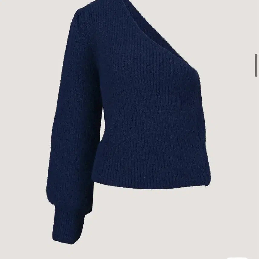 [BUNJANG] Thetis One Shoulder Knit Top / 더티스 원숄더 니트 thetis