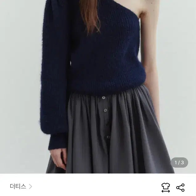 [BUNJANG] Thetis One Shoulder Knit Top / 더티스 원숄더 니트 thetis