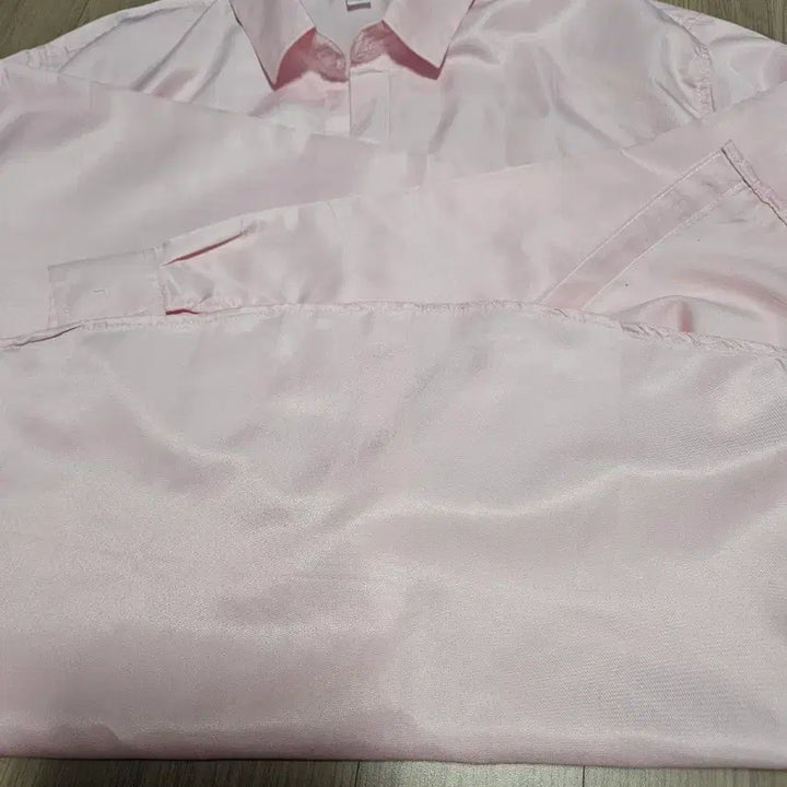 [SOLD OUT] 핑크 새틴 셔츠 남성