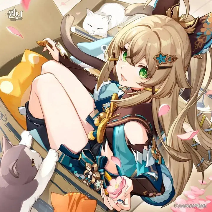 [BUNJANG] Genshin Impact Kirara Cosplay Costume Set / 원신 키라라 코스프레 의상 세트