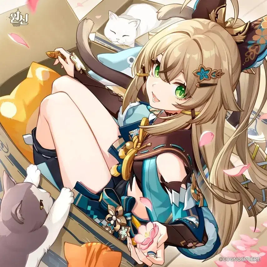 [BUNJANG] Genshin Impact Kirara Cosplay Costume Set / 원신 키라라 코스프레 의상 세트