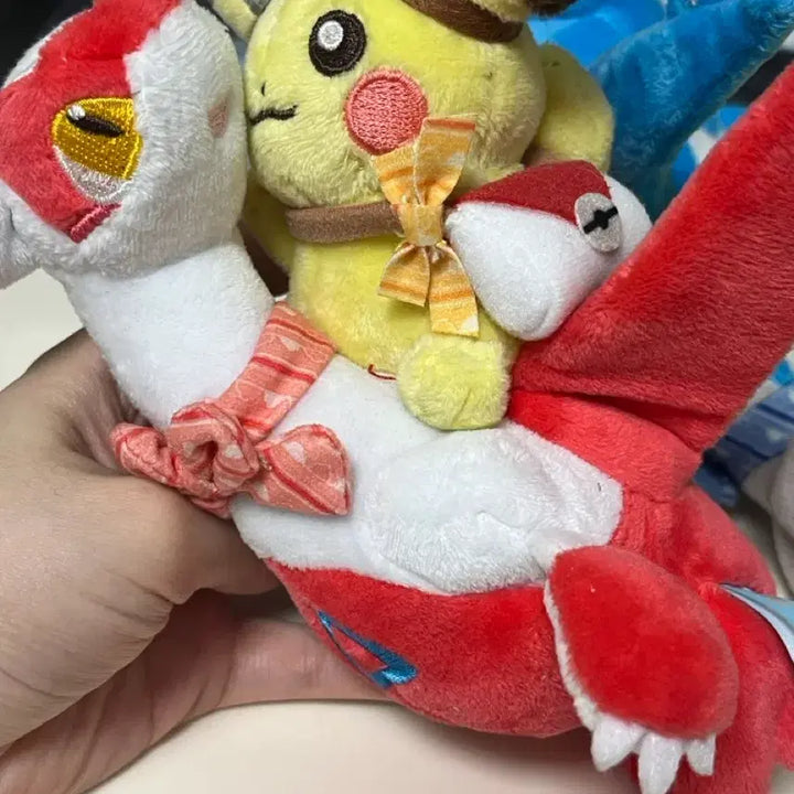 [BUNJANG] Pokemon Latias Latios Pikachu Keyring Bundle Set / 포켓몬 라티아스 라티오스를 탄 피카츄 키링 일괄