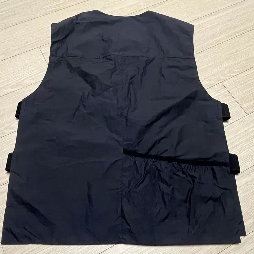 [SOLD OUT] 스노우피크 캠핑 야외 아웃도어 블랙 나일론 다기능 베스트  조끼 L