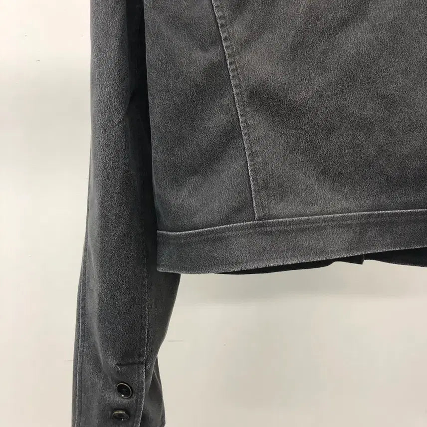 [BUNJANG] Vintage Washed Collar Jacket Charcoal / 새상품) 빈티지 워싱 카라 자켓 차콜