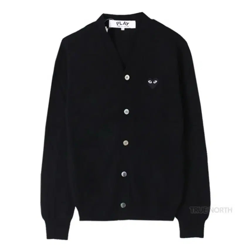 [BUNJANG] Comme des Garcons Black Heart Cardigan / 꼼데가르송 블랙 하트 가디건