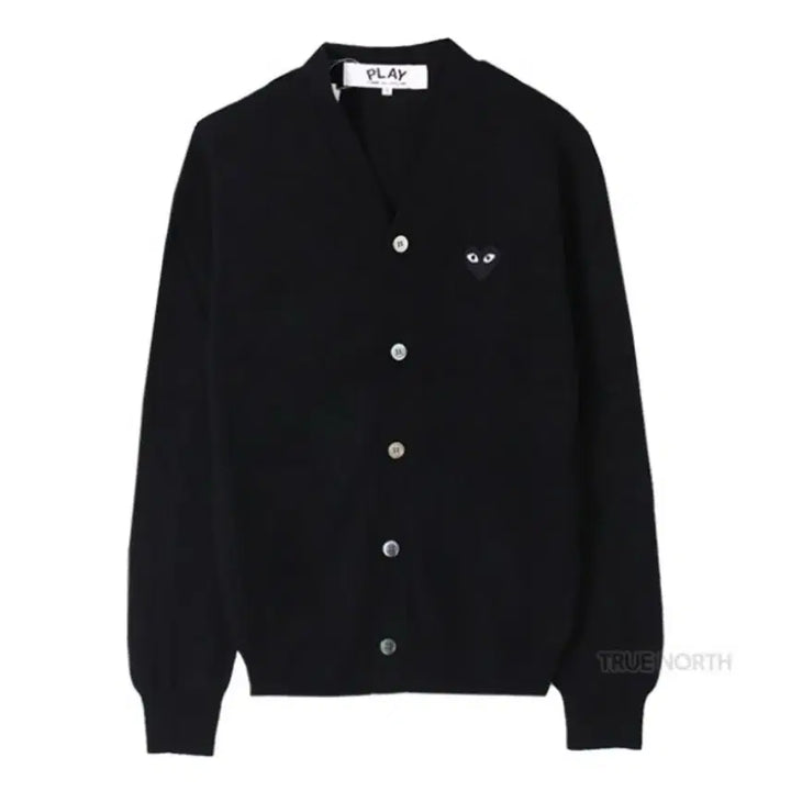 [BUNJANG] Comme des Garcons Black Heart Cardigan / 꼼데가르송 블랙 하트 가디건