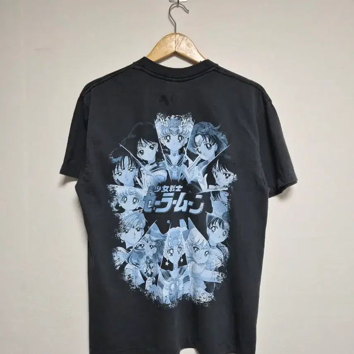 [BUNJANG] Sailor Moon Group Logo Anime T-Shirt L / JPN 세일러문 단체로고 애니 티셔츠 L - T159