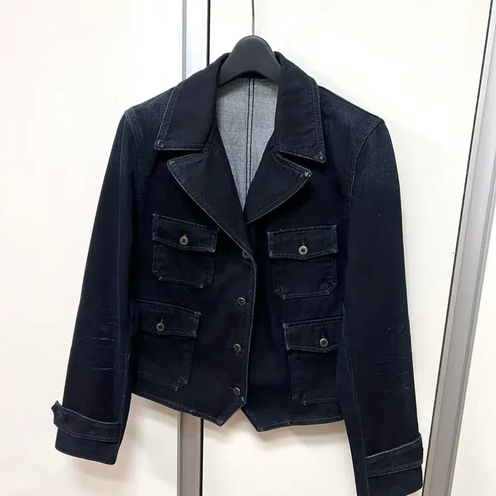 [BUNJANG] Polo Ralph Lauren Washed Denim Jacket / 폴로 랄프로렌 워싱 비조 데님 자켓 청 블랙 흑청 생지 진청 올드머니룩