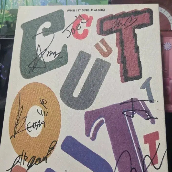 [BUNJANG] WHIB 1st Single Album Signed CD / [희귀] WHIB 1st 싱글 앨범 싸인반 휘브 소장품 싸인씨디 CD