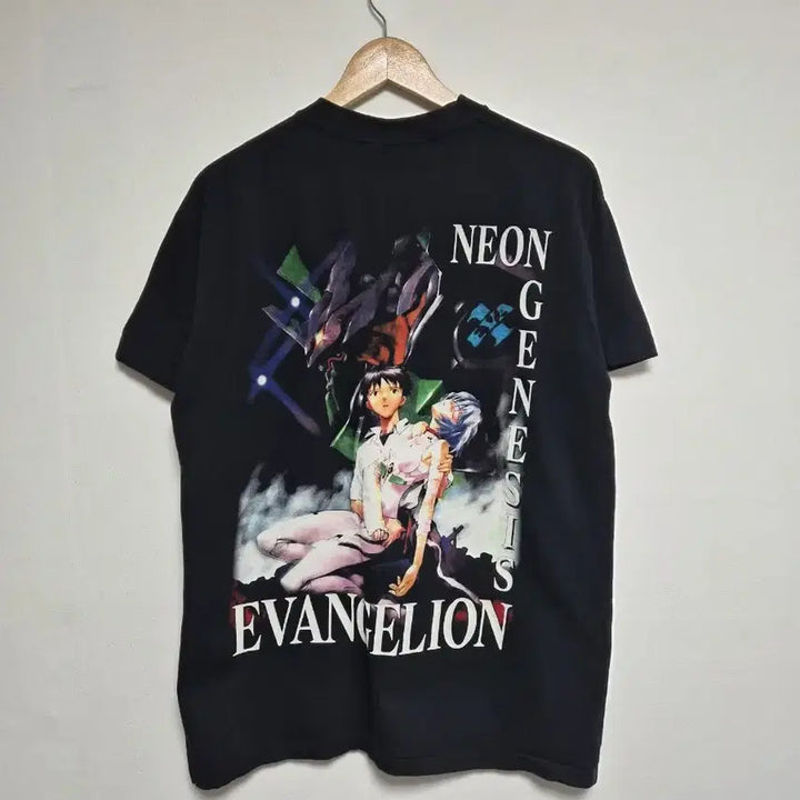 [BUNJANG] Evangelion Group Logo Anime T-shirt L / JPN 에반게리온 네온제네시스 단체로고 애니 티셔츠 L - T160
