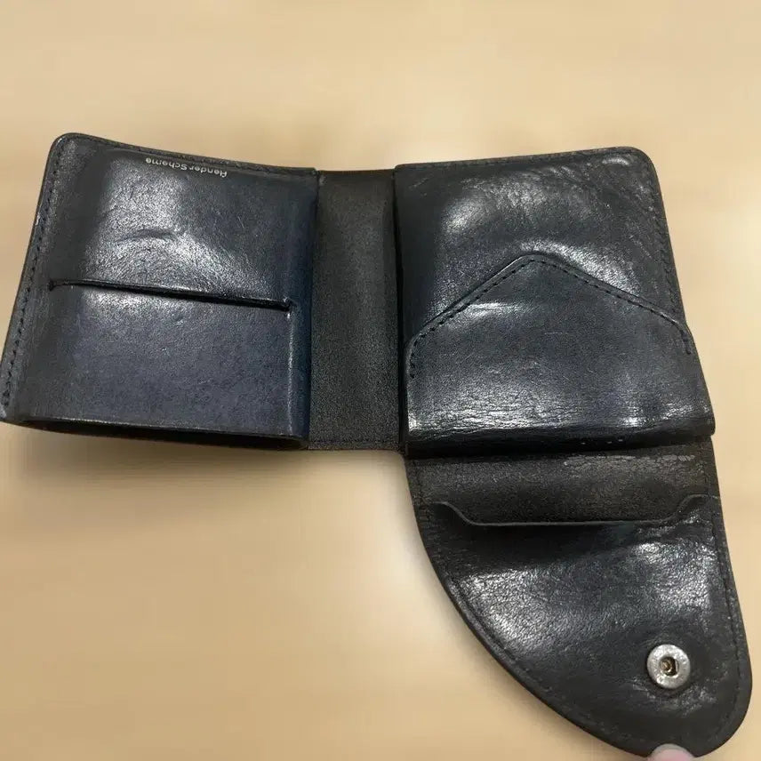 [BUNJANG] Hender Scheme Billfold Leather Wallet / 헨더스킴 빌포드 가죽 지갑