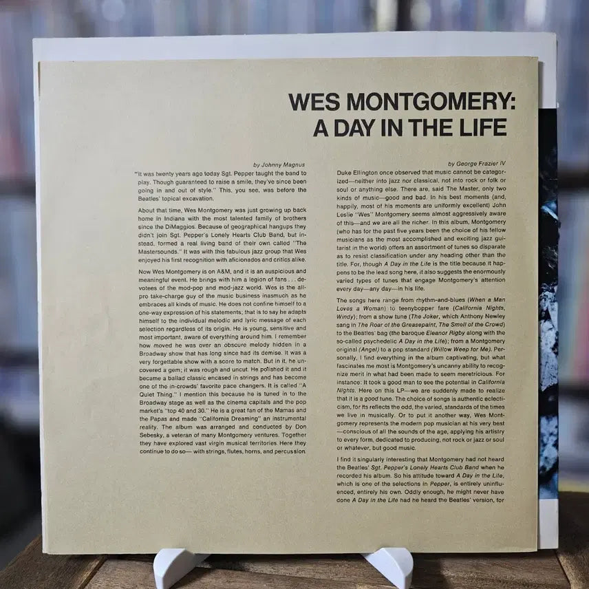 [SOLD OUT] (재즈 기타리스트 웨스 몽고메리 명반) Wes Montgomery LP