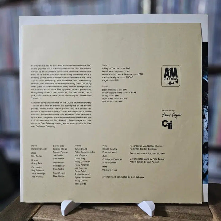 [SOLD OUT] (재즈 기타리스트 웨스 몽고메리 명반) Wes Montgomery LP
