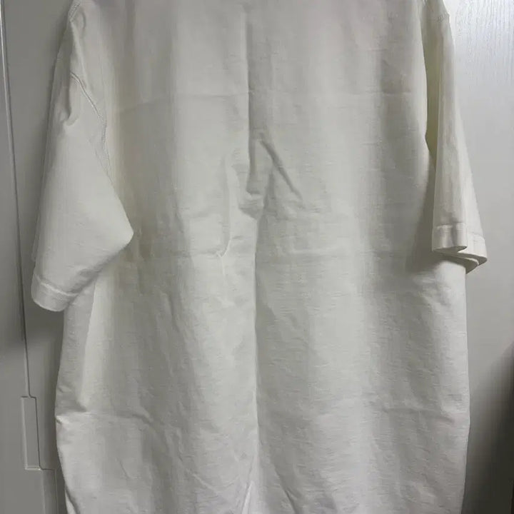 [SOLD OUT] 브론슨 반팔 헨리넥 티셔츠 화이트 XXXL