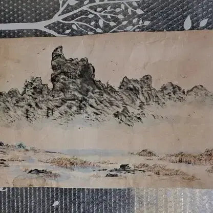 [BUNJANG] 동양화 산수화 옛날그림 현판 / 동양화 산수화 옛날그림 현판