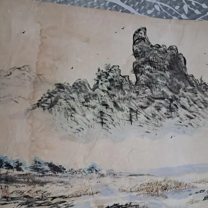 [BUNJANG] 동양화 산수화 옛날그림 현판 / 동양화 산수화 옛날그림 현판