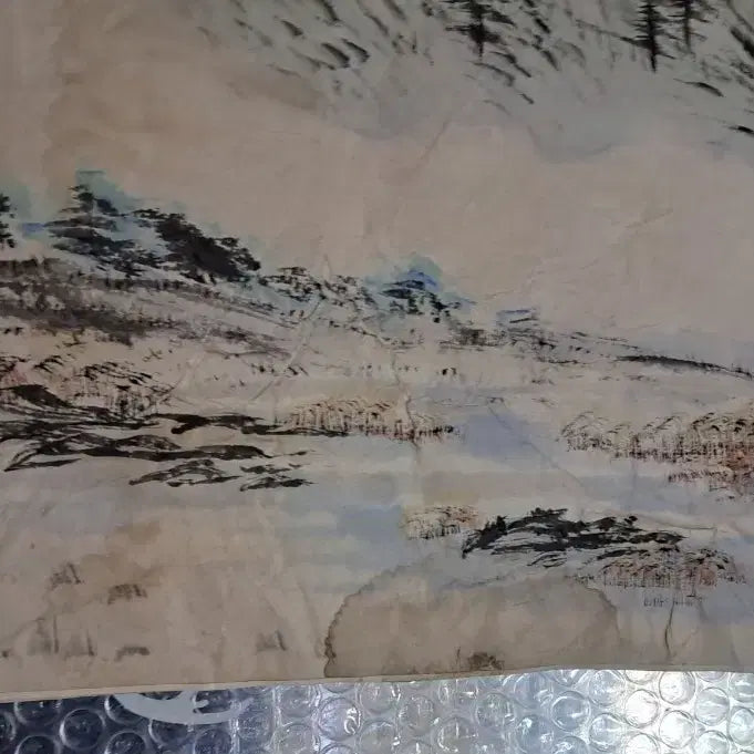 [BUNJANG] 동양화 산수화 옛날그림 현판 / 동양화 산수화 옛날그림 현판