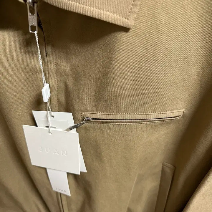 [BUNJANG] Juang Homme Cotton Blouson Jacket Beige / [L] 주앙옴므 코튼 블루종 자켓 베이지