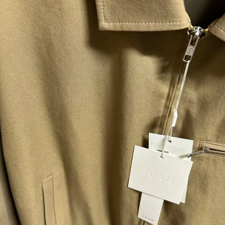[BUNJANG] Juang Homme Cotton Blouson Jacket Beige / [L] 주앙옴므 코튼 블루종 자켓 베이지
