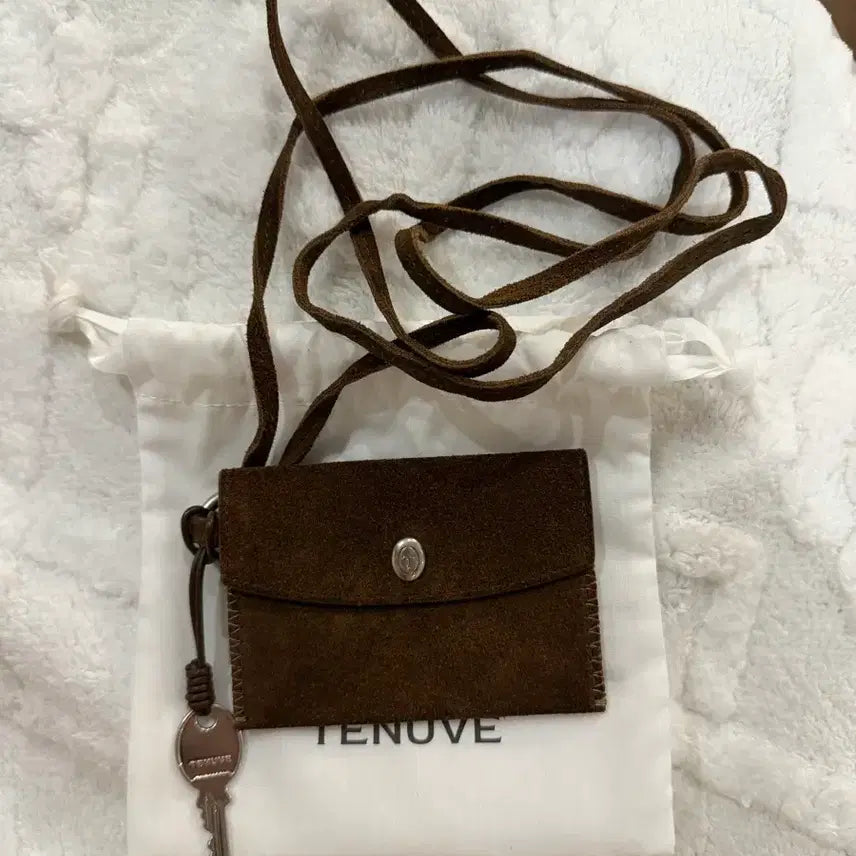 [BUNJANG] Tenue de Nîmes Suede Card Wallet / 테누브Natter Pouch Suede 카드지갑