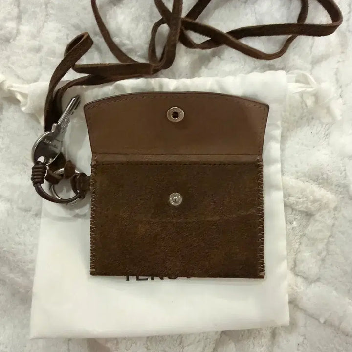 [BUNJANG] Tenue de Nîmes Suede Card Wallet / 테누브Natter Pouch Suede 카드지갑