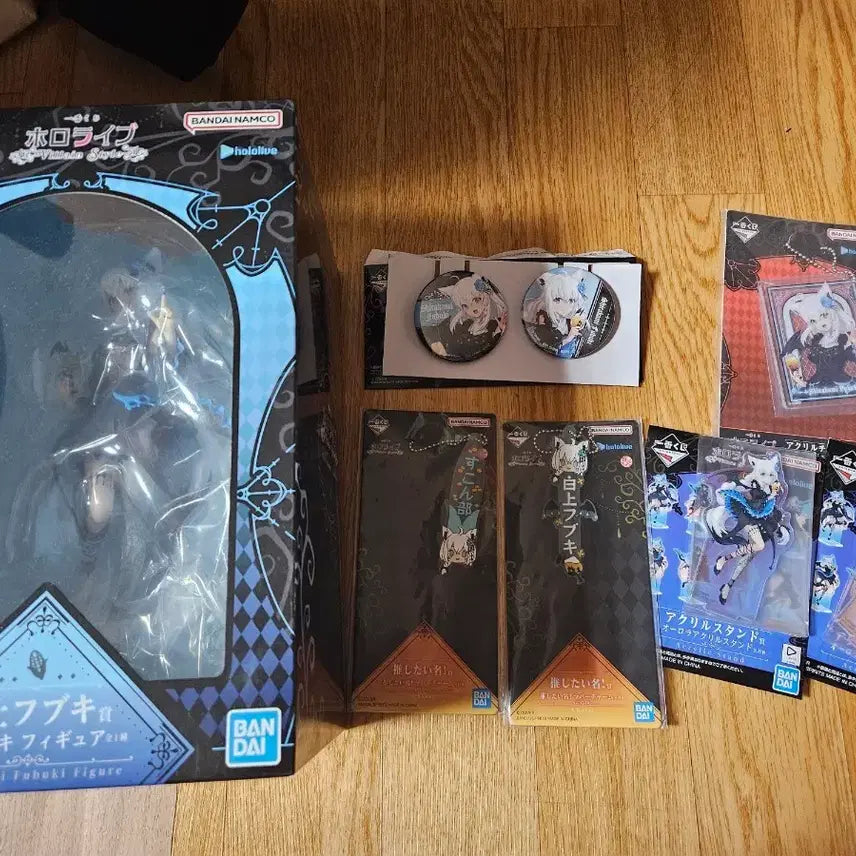 [BUNJANG] Hololive Villain Style Shirakami Fubuki Figure Bundle Set / 홀로라이브 빌런 스타일 이치방쿠지 피규어포함 후부키 일괄