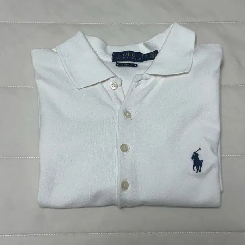 [SOLD OUT] 폴로 카라티 슬림핏 화이트 S