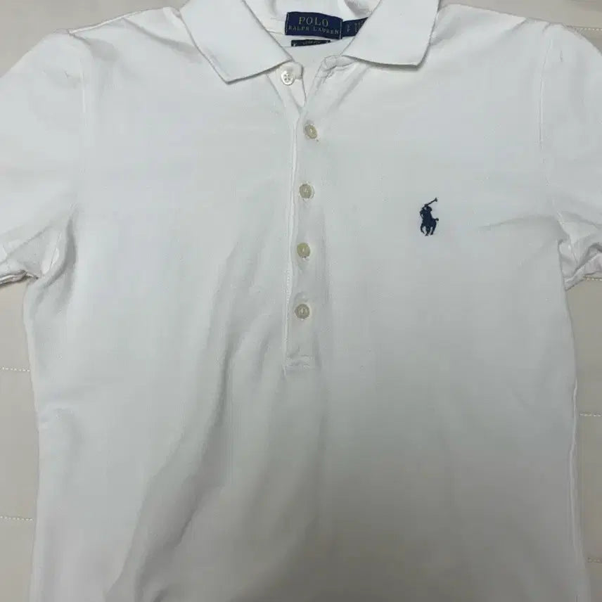 [SOLD OUT] 폴로 카라티 슬림핏 화이트 S