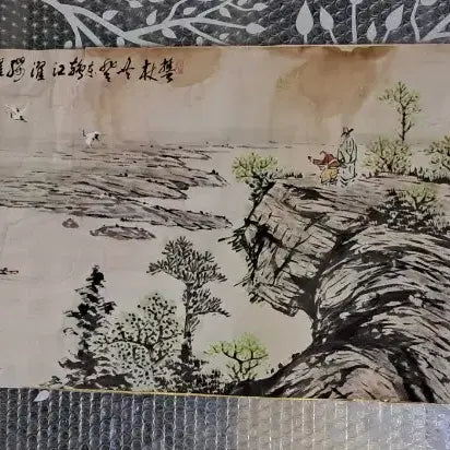 [BUNJANG] Antique Korean Spring Landscape Painting / 동양화 봄 산수화 옛날그림
