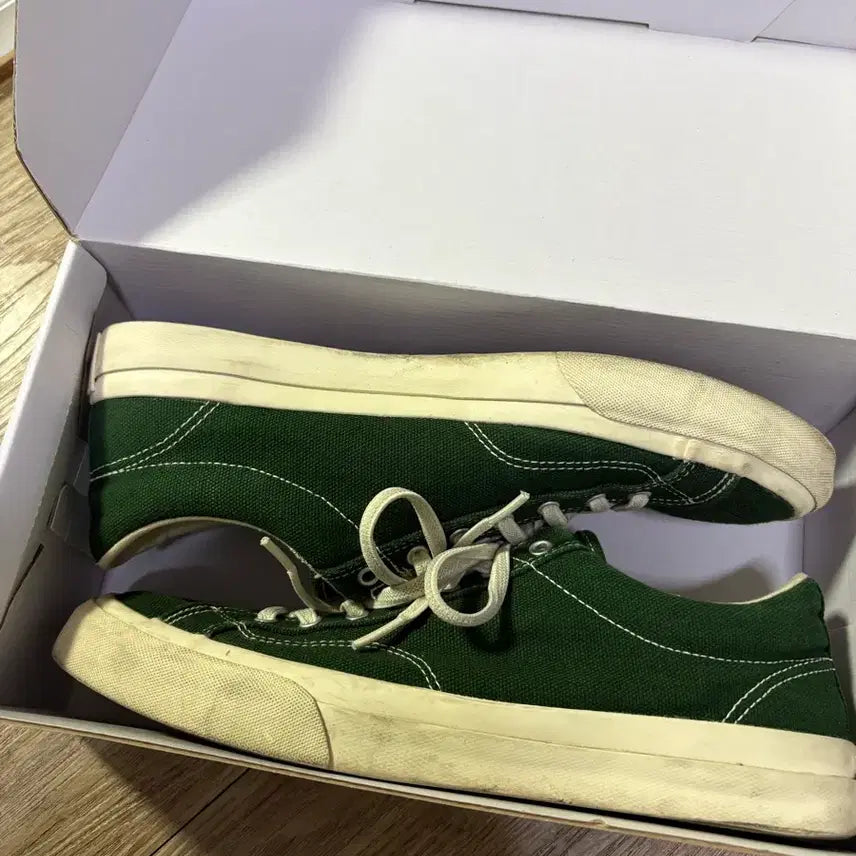[BUNJANG] Catchball BP-02 Dark Green Sneakers / 캐치볼 BP-02 다크그린 (280)