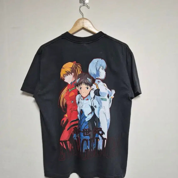 [BUNJANG] Evangelion Group Logo Anime T-shirt XL / JPN 에반게리온 단체로고 애니 티셔츠 XL - T161