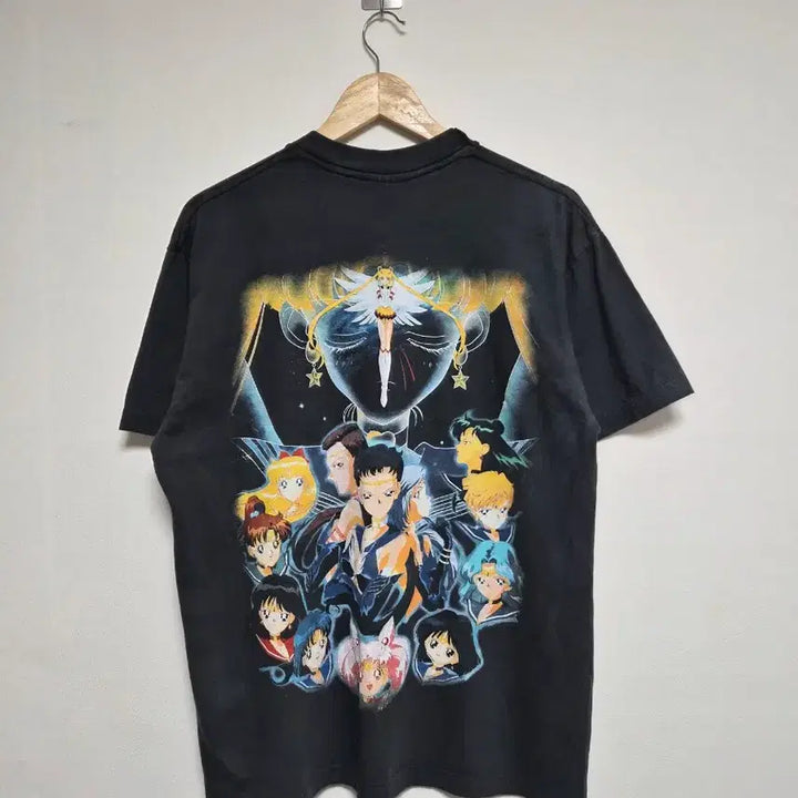 [BUNJANG] Sailor Moon Group Logo Anime T-shirt / JPN 세일러문 단체로고 애니 티셔츠 L - T162
