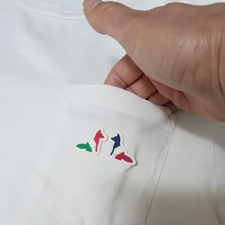 [SOLD OUT] 메종키츠네 정품 반팔 M