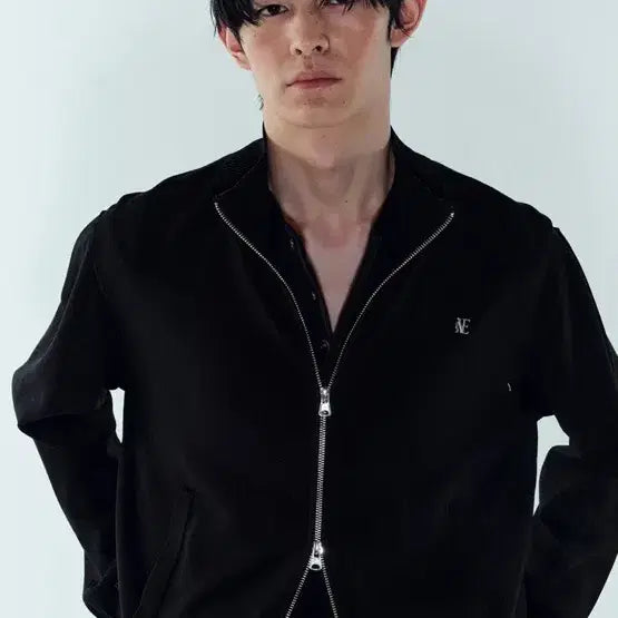 [BUNJANG] Noise Knit Zip-up Cardigan Black L / 노이스 니트 집업 가디건 블랙 L 새상품
