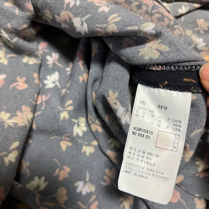 [BUNJANG] Vanessa Bruno Athé Flower Knit Long Dress / 21 바네사브루노아떼 69.8만 플라워 니트배색롱원피스 인견퍼프벌룬네이비