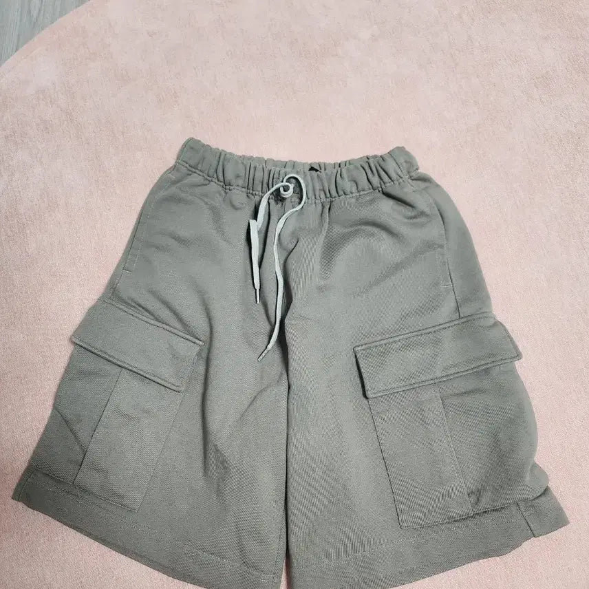 [BUNJANG] Moif Sweat Shorts Set Olive Gray / 모이프 스웻쇼츠셋업 올리브그레이색상