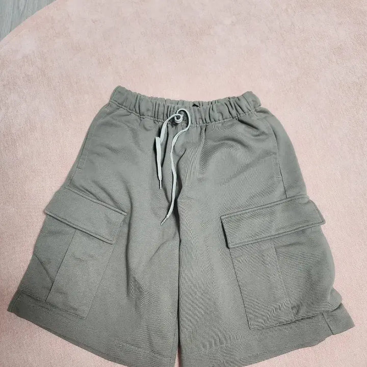 [BUNJANG] Moif Sweat Shorts Set Olive Gray / 모이프 스웻쇼츠셋업 올리브그레이색상