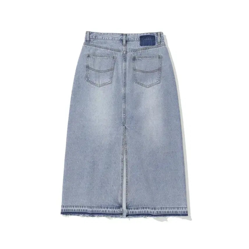 [BUNJANG] Uniform Bridge Denim Long Skirt / 유니폼브릿지 데님 롱 스커트 55