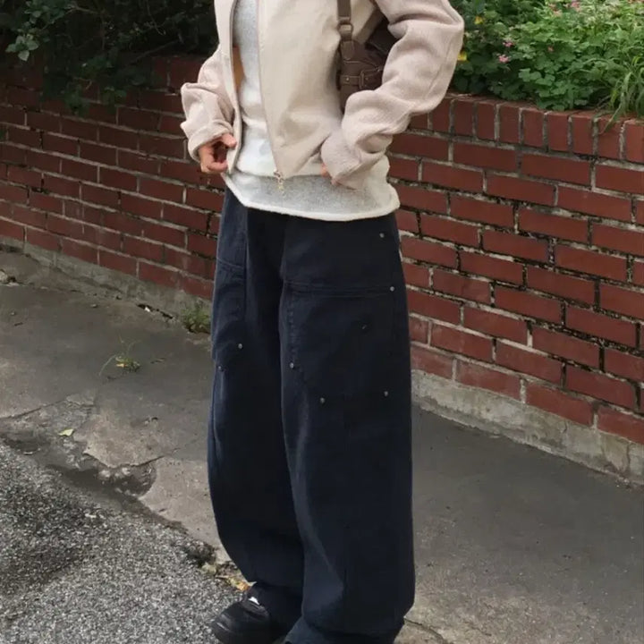 [BUNJANG] Heavyverb Ripped Cotton Balloon Pants / 헤비브 리퍼 코튼 벌룬 팬츠