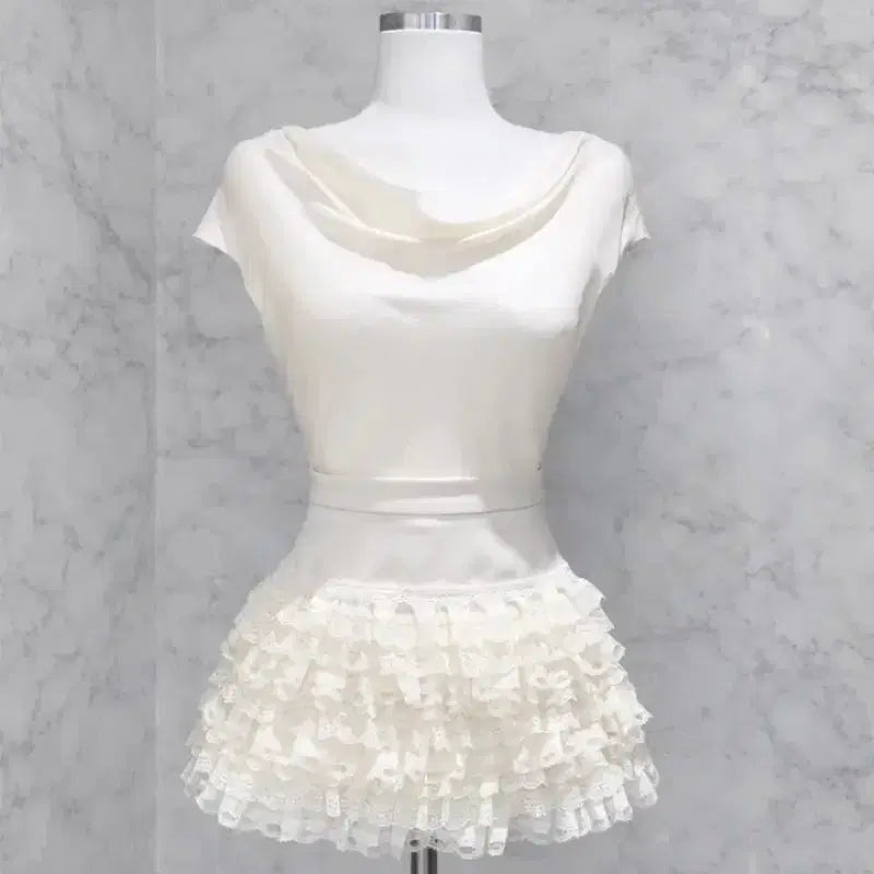 [SOLD OUT] 이브빈 실키 드레이프 블라우스