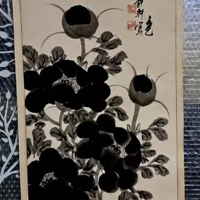 [BUNJANG] Oriental Painting Peony Ink Painting / 동양화 모란도 묵화