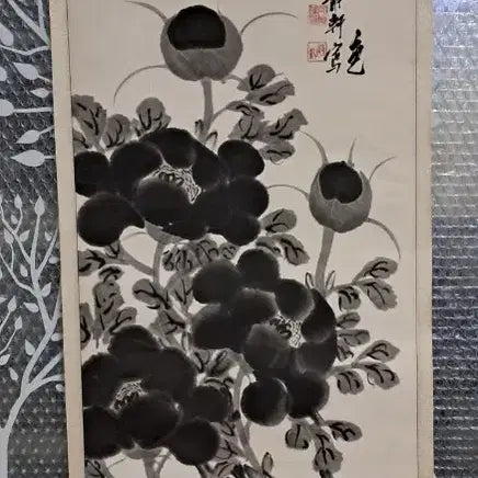 [BUNJANG] Oriental Painting Peony Ink Painting / 동양화 모란도 묵화